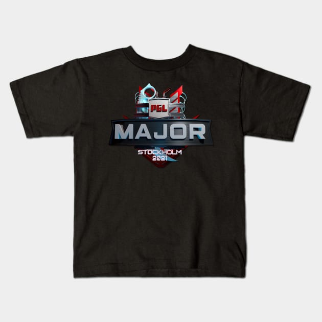 CSGO PGL Major Stockholm 2021 Kids T-Shirt by uppermosteN